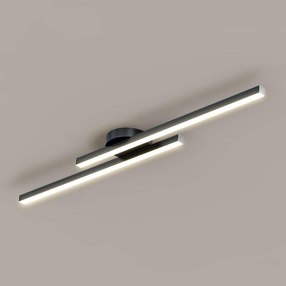 Plafoniera LED ultrasottile semipiatta in alluminio, LumenVale