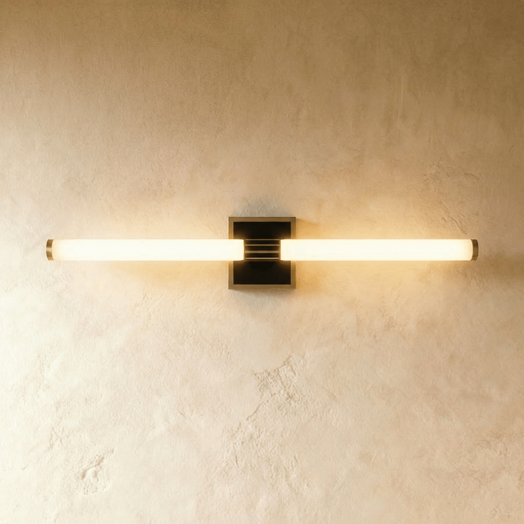 Aero Luxe Linear Wall Sconce Modern Aluminum And Acrylic Bath And Vanity Light