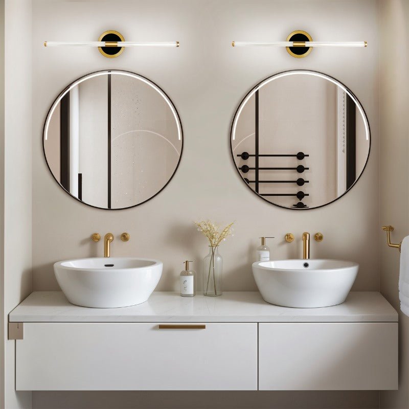 Aero Luxe Linear Wall Sconce Modern Aluminum And Acrylic Bath And Vanity Light