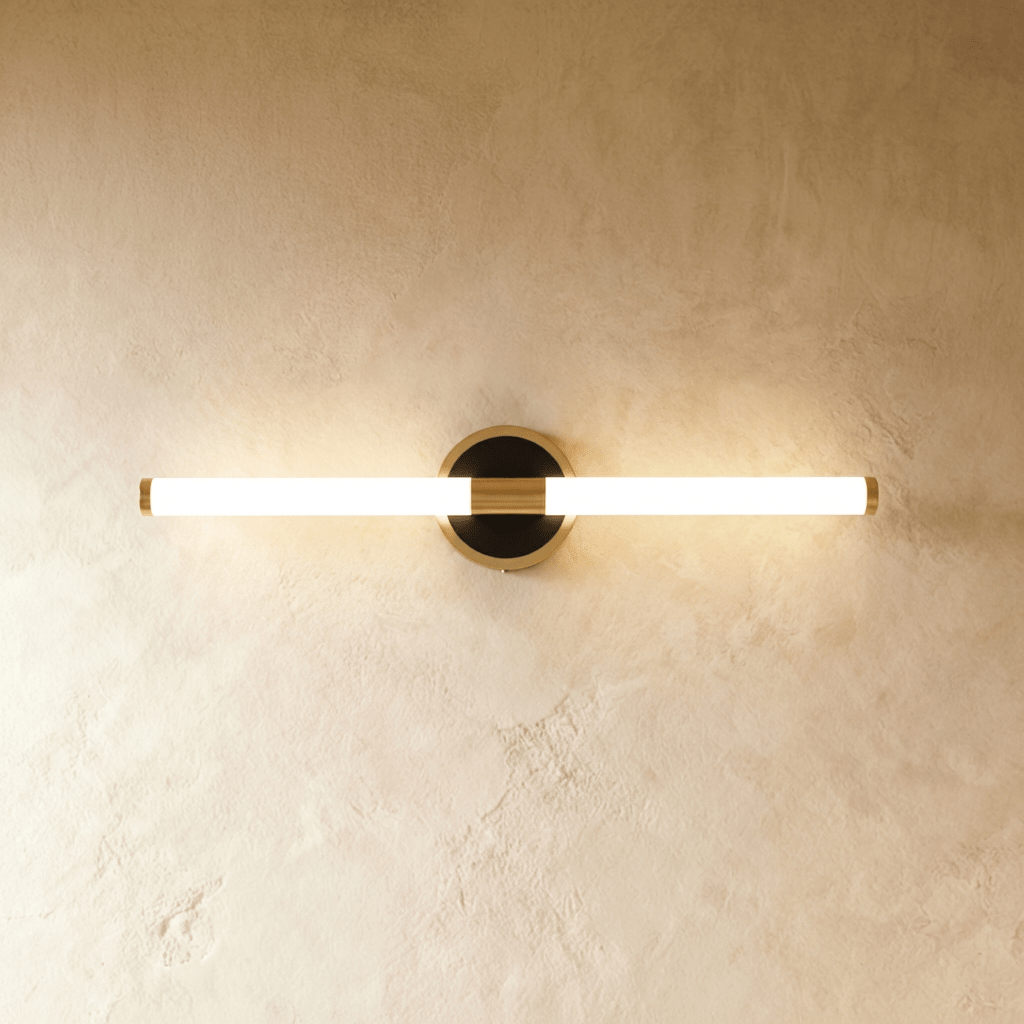 Aero Luxe Linear Wall Sconce Modern Aluminum And Acrylic Bath And Vanity Light