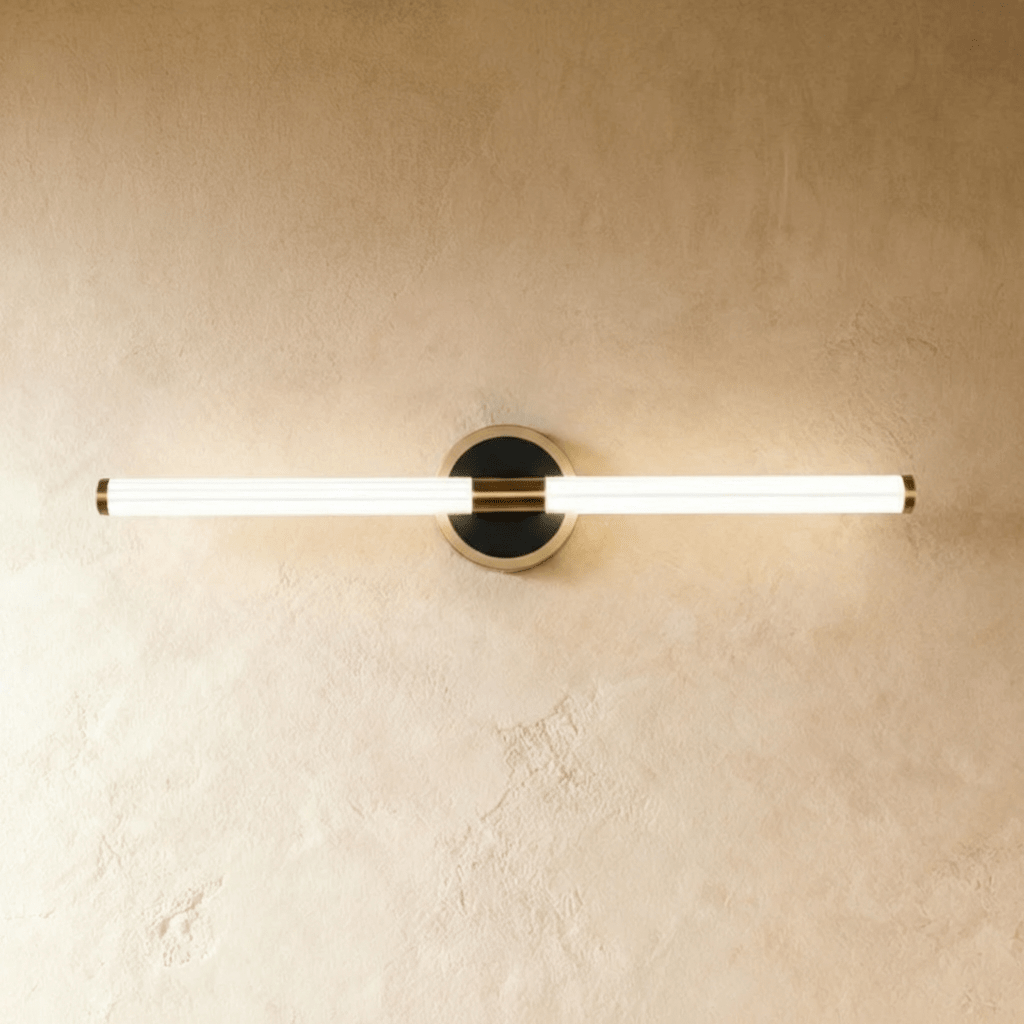 Aero Luxe Linear Wall Sconce Modern Aluminum And Acrylic Bath And Vanity Light