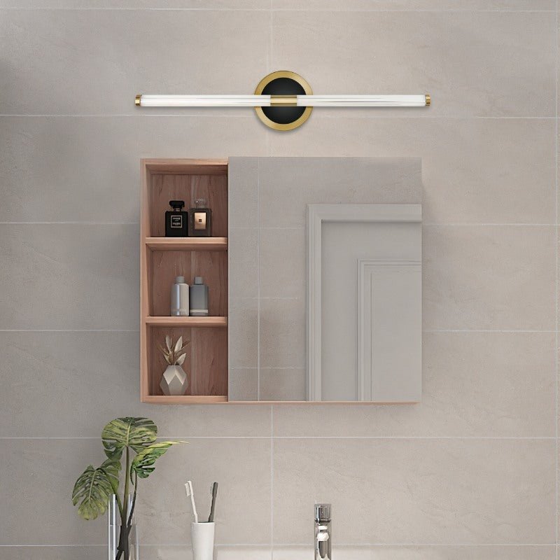 Aero Luxe Linear Wall Sconce Modern Aluminum And Acrylic Bath And Vanity Light
