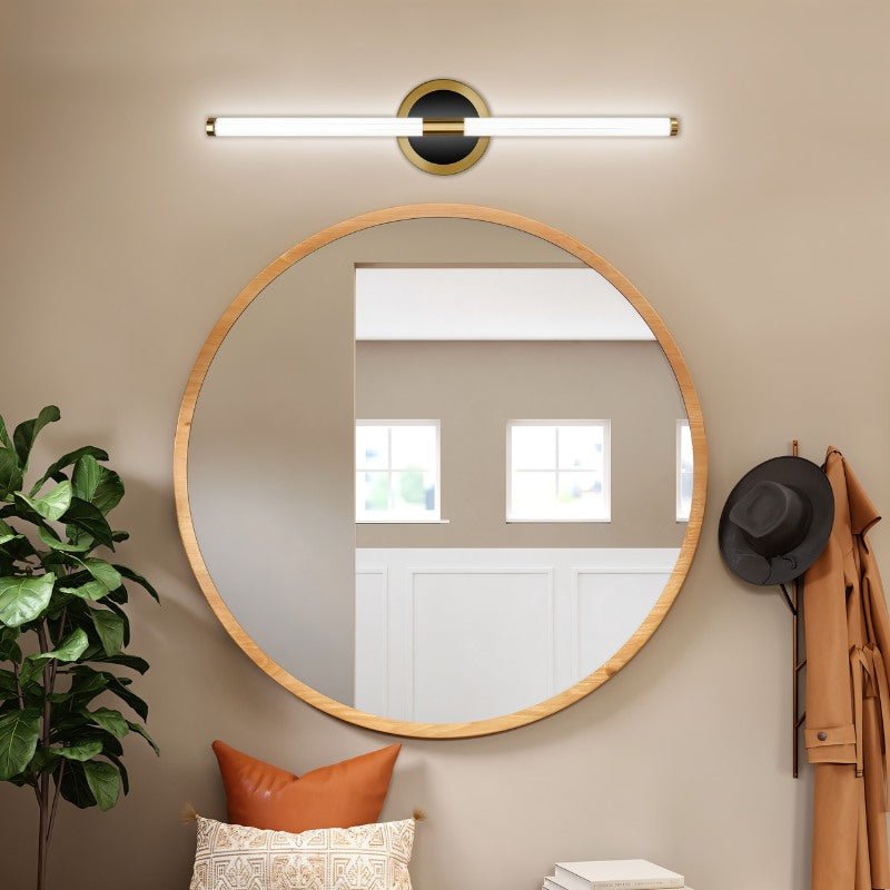 Aero Luxe Linear Wall Sconce Modern Aluminum And Acrylic Bath And Vanity Light