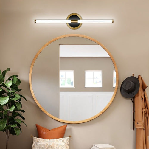 Aero Luxe Linear Wall Sconce Modern Aluminum And Acrylic Bath And Vanity Light