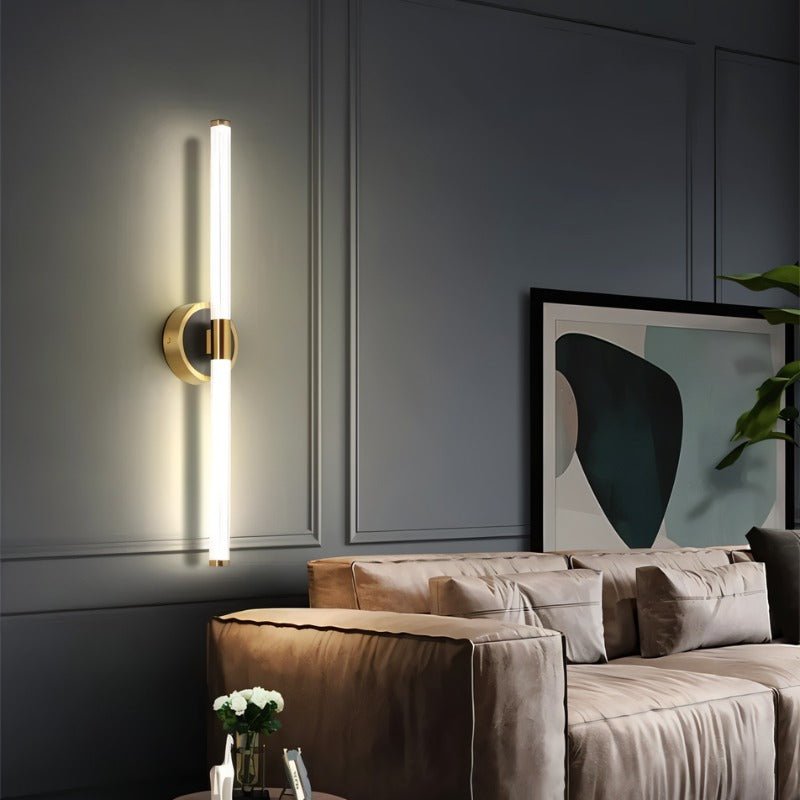 Aero Luxe Linear Wall Sconce Modern Aluminum And Acrylic Bath And Vanity Light