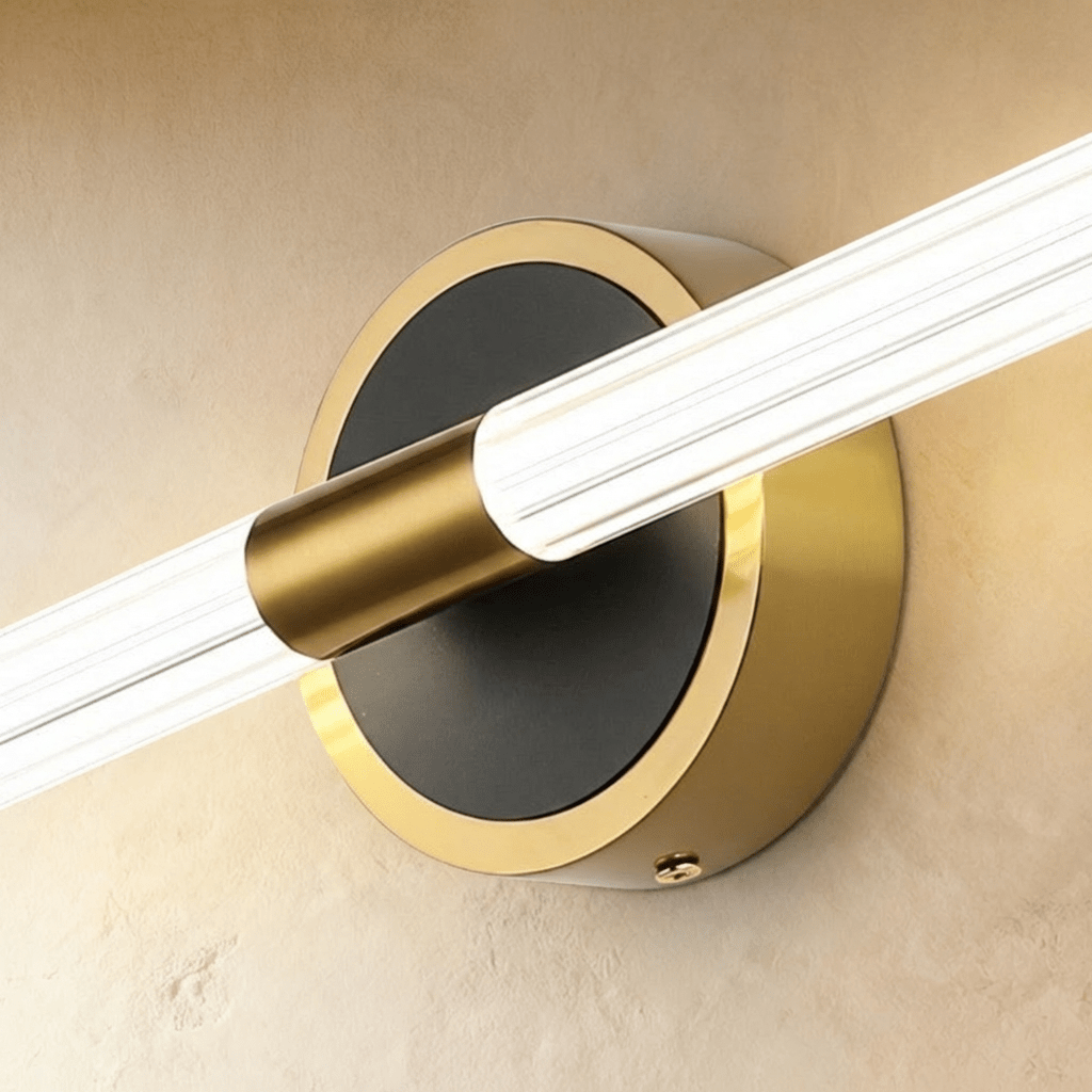 Aero Luxe Linear Wall Sconce Modern Aluminum And Acrylic Bath And Vanity Light
