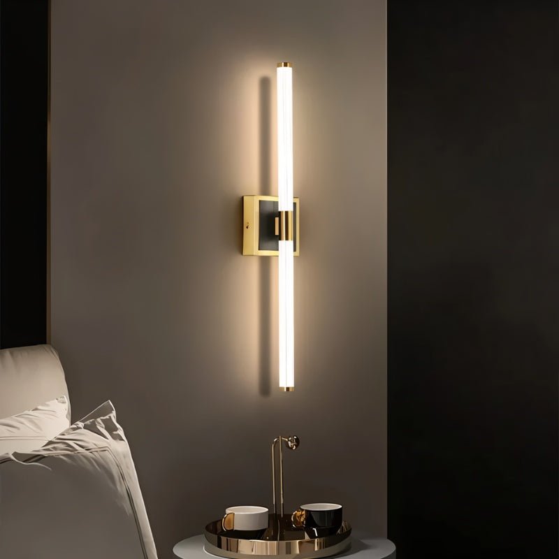Aero Luxe Linear Wall Sconce Modern Aluminum And Acrylic Bath And Vanity Light