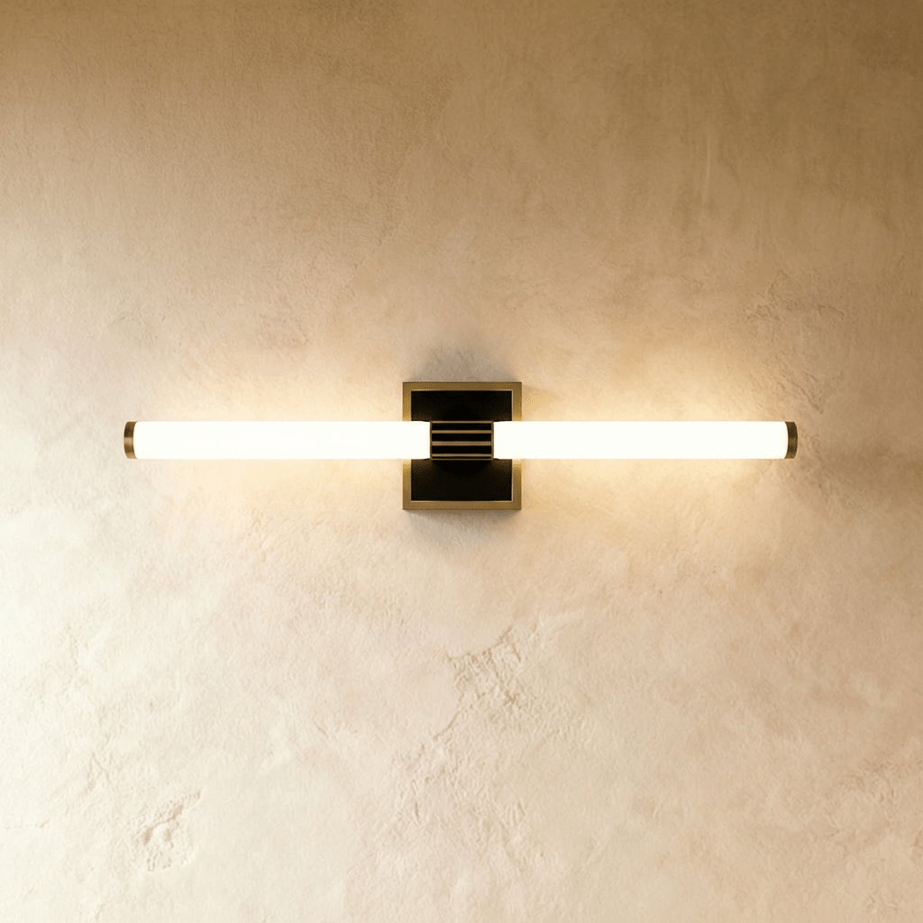 Aero Luxe Linear Wall Sconce Modern Aluminum And Acrylic Bath And Vanity Light