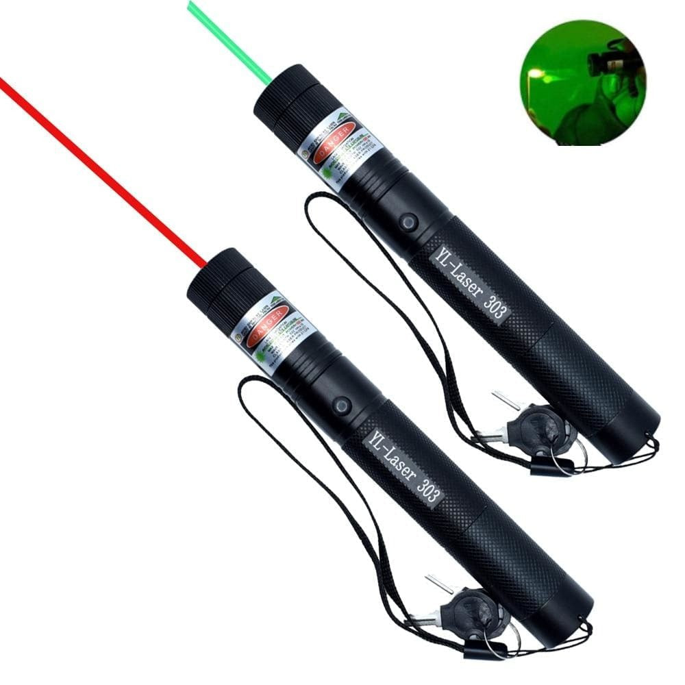 LumenRay 303 dálkový laserový ukazovátko, zelený paprsek, odolný přenosný design