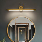 מנורת קיר CopperWave עם אור LED מפוזר וצללית אקרילית