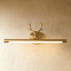 מנורת קיר CopperWave עם אור LED מפוזר וצללית אקרילית