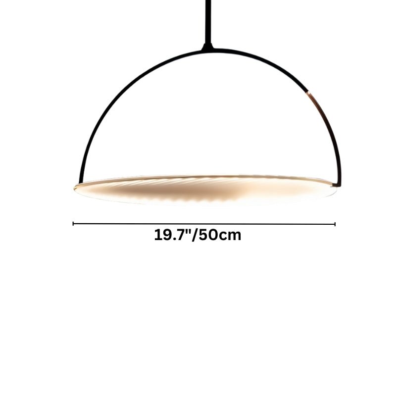 Candeeiro de Teto LED Nebula Portals com Difusor de Tecido e Estrutura em Aço
