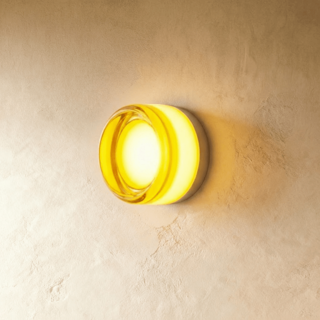 CircaGlow Aluminum Round Wall Lamp For Warm Ambient Glow In Modern Living Spaces