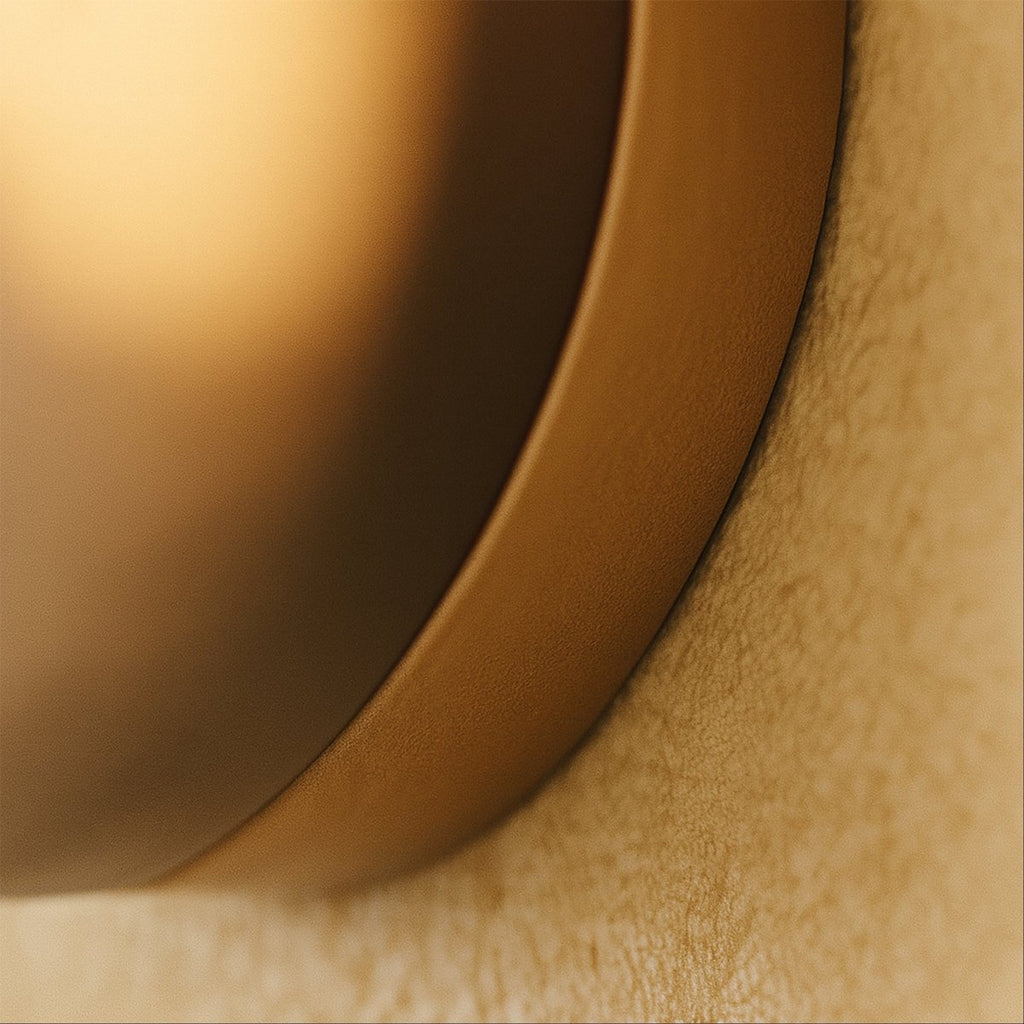 CircaGlow Aluminum Round Wall Lamp For Warm Ambient Glow In Modern Living Spaces