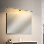 Lámpara de pared delgada LuminaEdge para espejos y tocadores en aluminio  