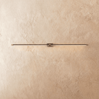 Lámpara de pared delgada LuminaEdge para espejos y tocadores en aluminio  