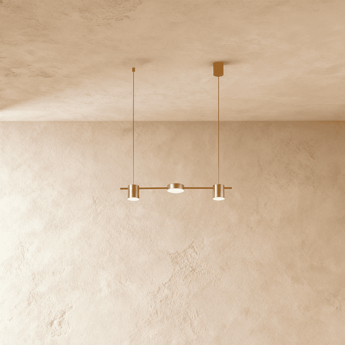 NovaLume Apex Chandelier Black And Gold Ambient LED Light