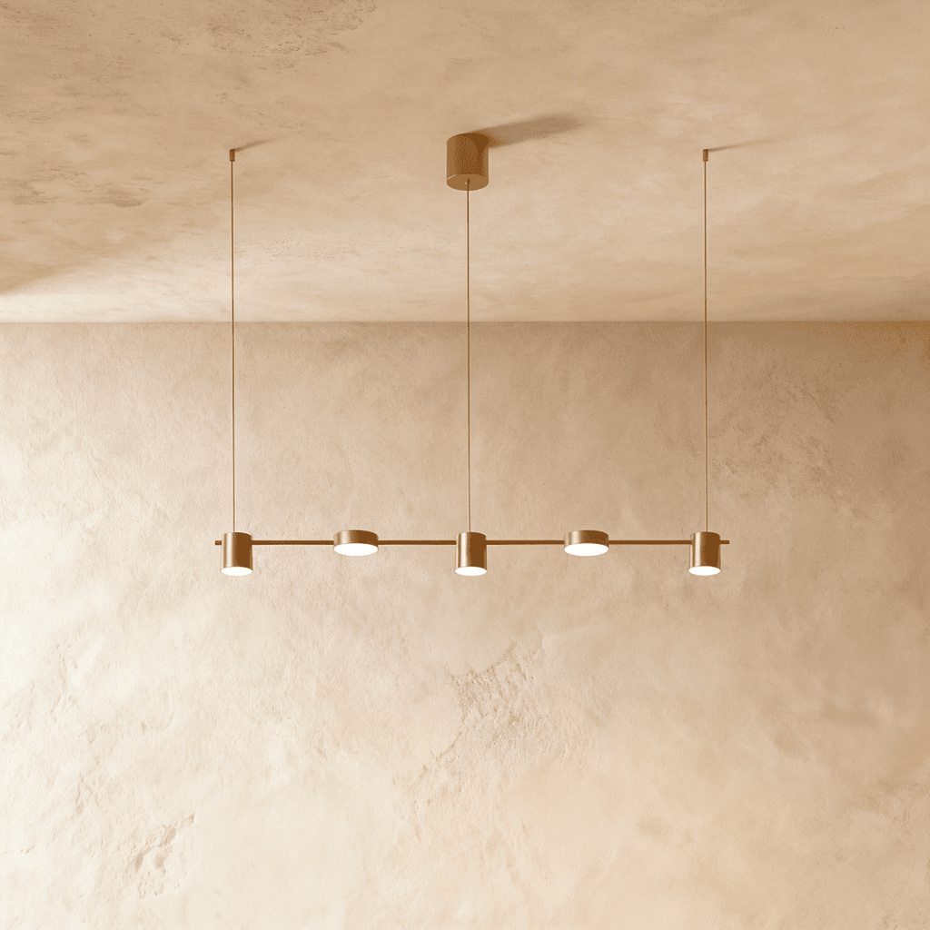 NovaLume Apex Chandelier Black And Gold Ambient LED Light