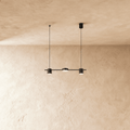 NovaLume Apex Chandelier Black And Gold Ambient LED Light