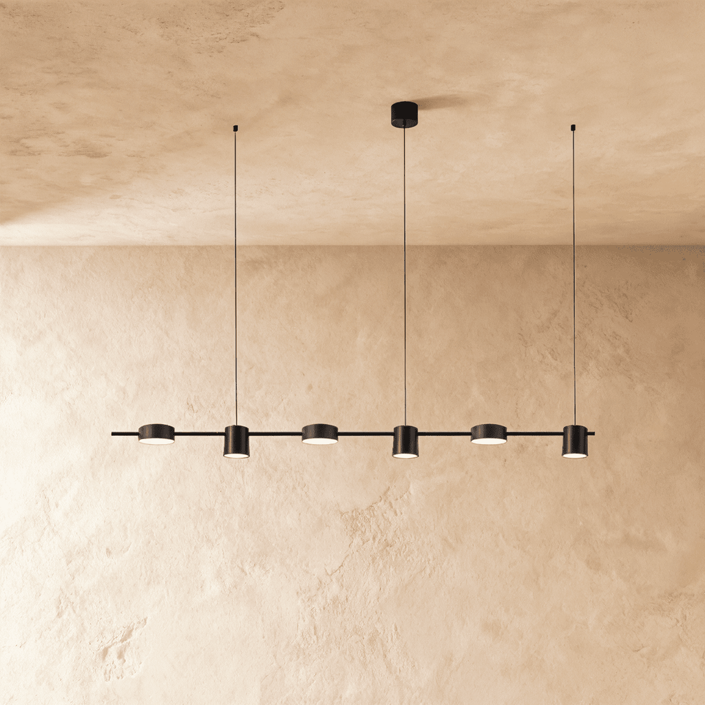 NovaLume Apex Chandelier Black And Gold Ambient LED Light