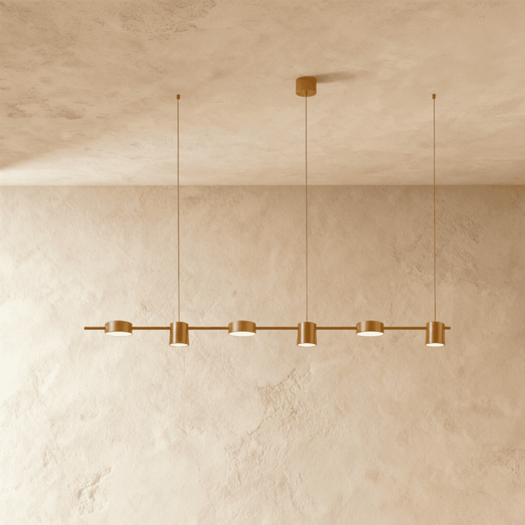 NovaLume Apex Chandelier Black And Gold Ambient LED Light