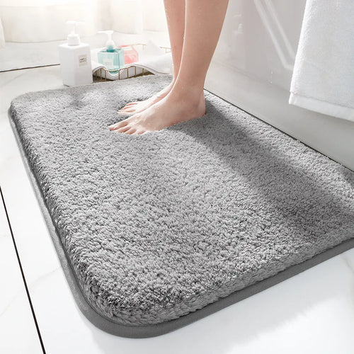Aurelle Cloud Microfiber Bath Rug, Plush Non-Slip Mat, 3 Sizes