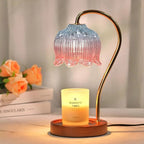 Lampa na zahřívání vonných svíček ve tvaru okvětního lístku, bezplamenný difuzér vůně pro moderní dekoraci