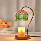 Lampa na zahřívání vonných svíček ve tvaru okvětního lístku, bezplamenný difuzér vůně pro moderní dekoraci
