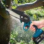 Mini Cordless Chainsaw, LumaSaw 6-Inch Chain, Lightweight One-Hand Grip