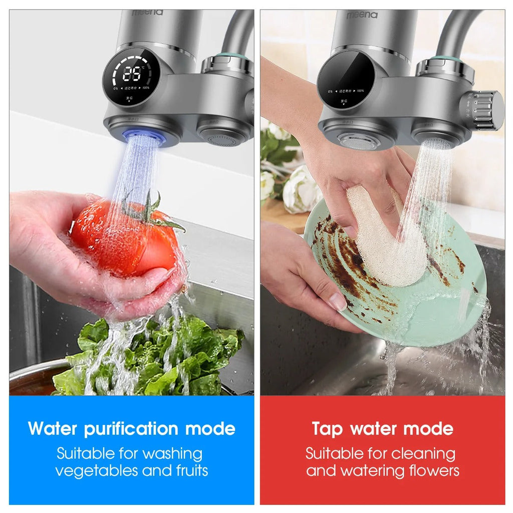 ClearView Faucet Water Filter With LED Display For Kitchen Tap Water