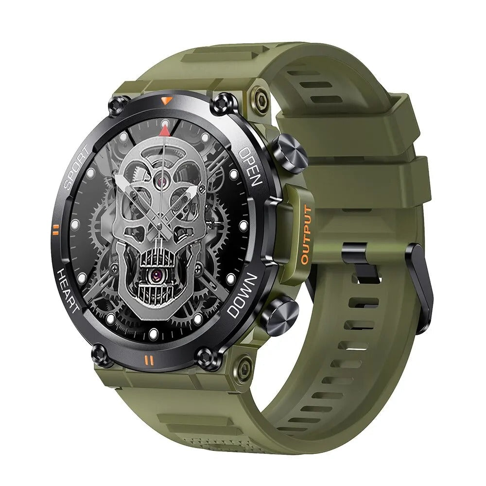 Rugged Outdoor Smart Watch With Round Touchscreen, FortisX Titan