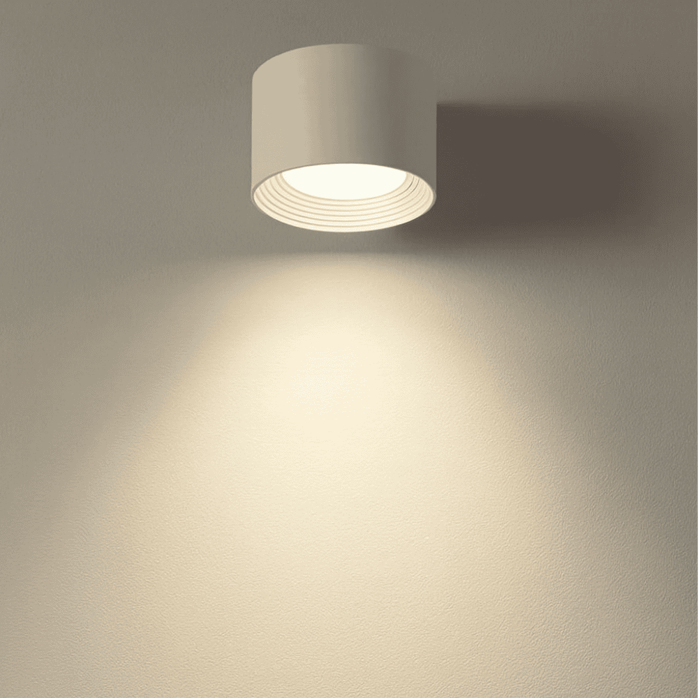 Applique da parete LED senza fili, stile nordico, ricaricabile, con dimmer a telecomando