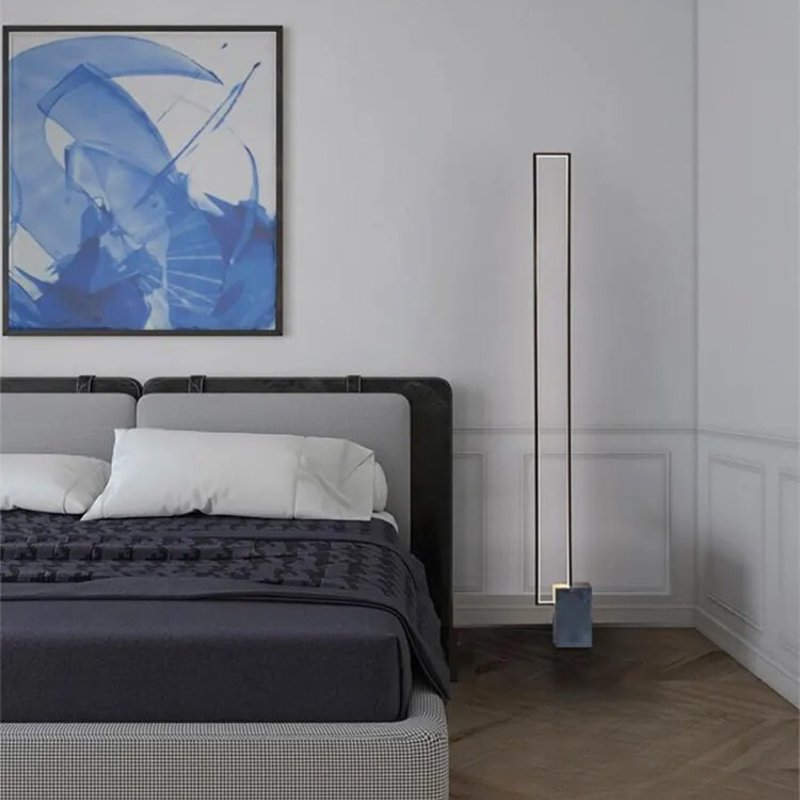 AstraLume Modern Floor Lamp With Adjustable Brightness For Living Spaces