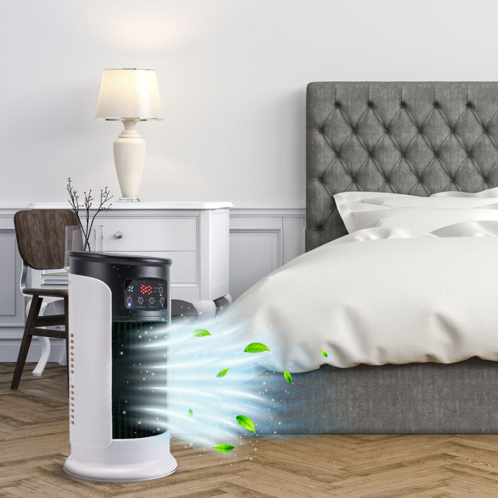 Aire acondicionado portátil Lyra sin ventana con humidificador de niebla fría para habitaciones pequeñas