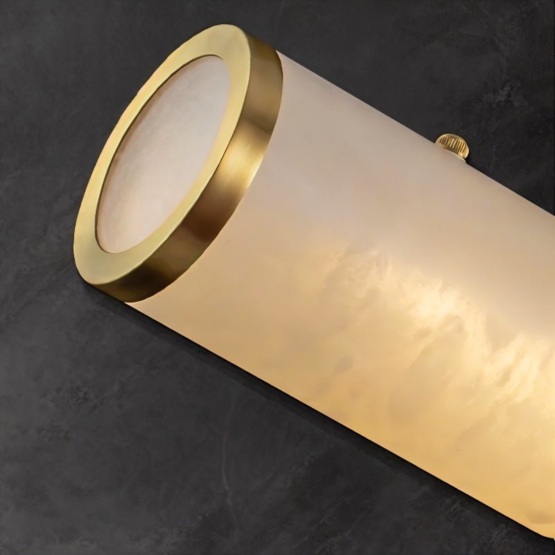 Alabaster Glow Linear Kitchen Chandelier Delivers Warm Ambient Light