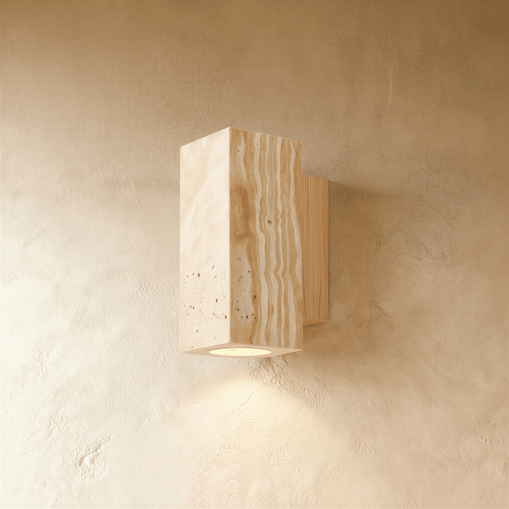 Lumenver travertin falilámpa geometrikus modern dizájnnal