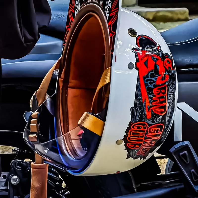 Cască de motocicletă OrionRide în stil baseball, cu carcasă din ABS certificată DOT