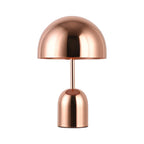 Lampe de table LED couleur cuivre à intensité variable, idéale comme lampe de chevet ou de bureau, 4 finitions