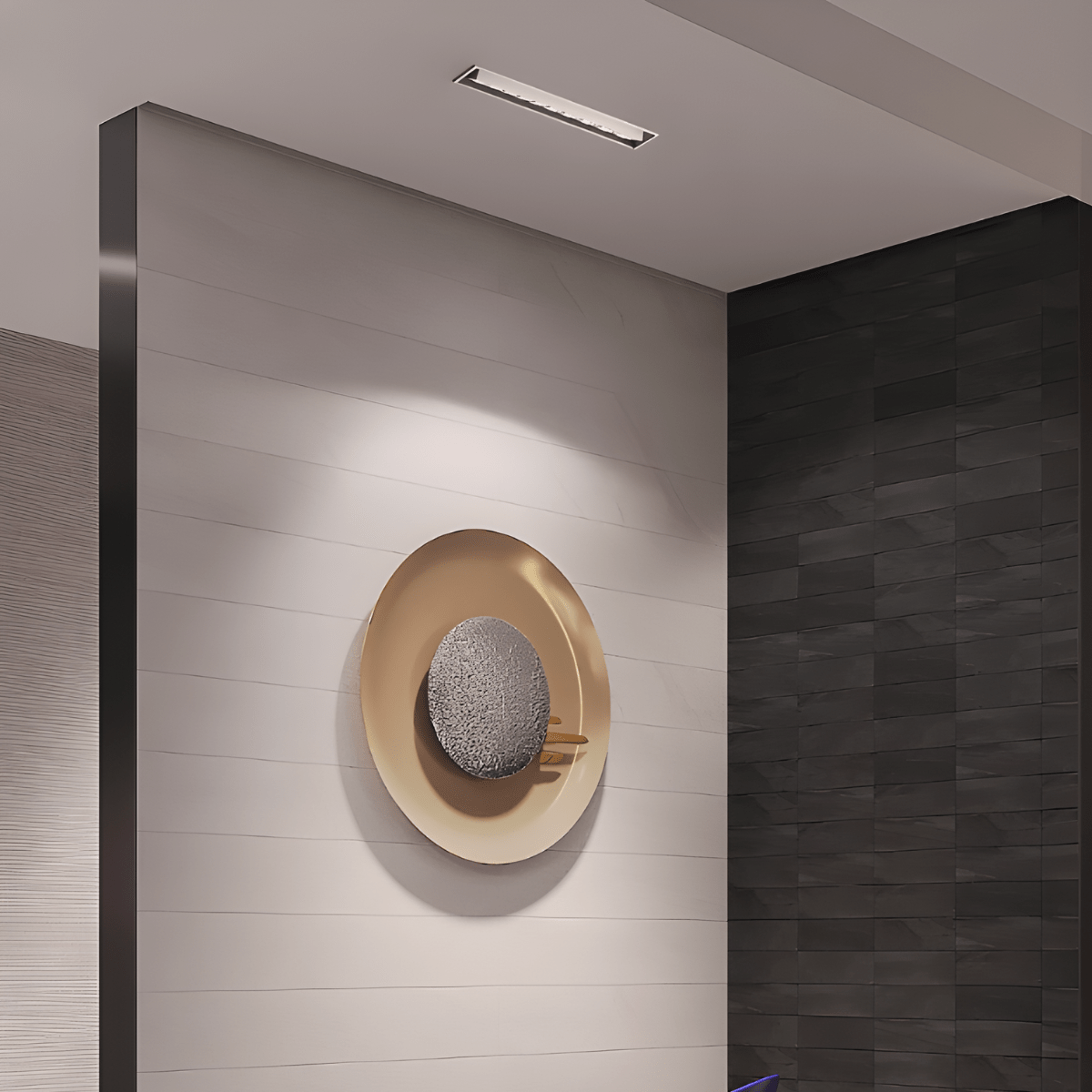 Aurora tenké zapuštěné nastavitelné LED stropní světlo pro moderní stropy