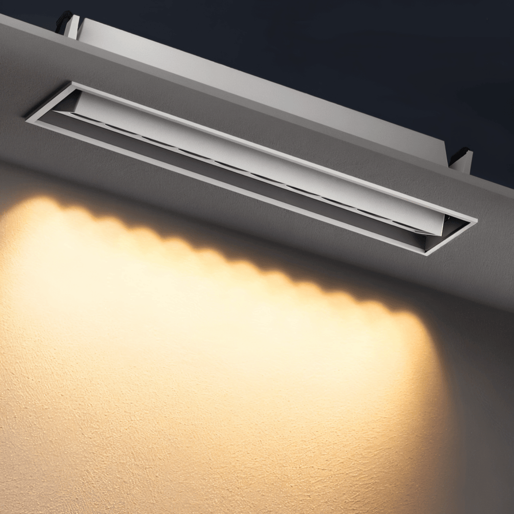 Aurora tenké zapuštěné nastavitelné LED stropní světlo pro moderní stropy