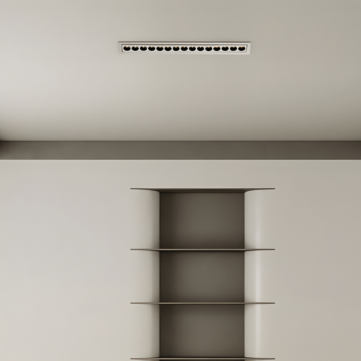 Aurora tenké zapuštěné nastavitelné LED stropní světlo pro moderní stropy