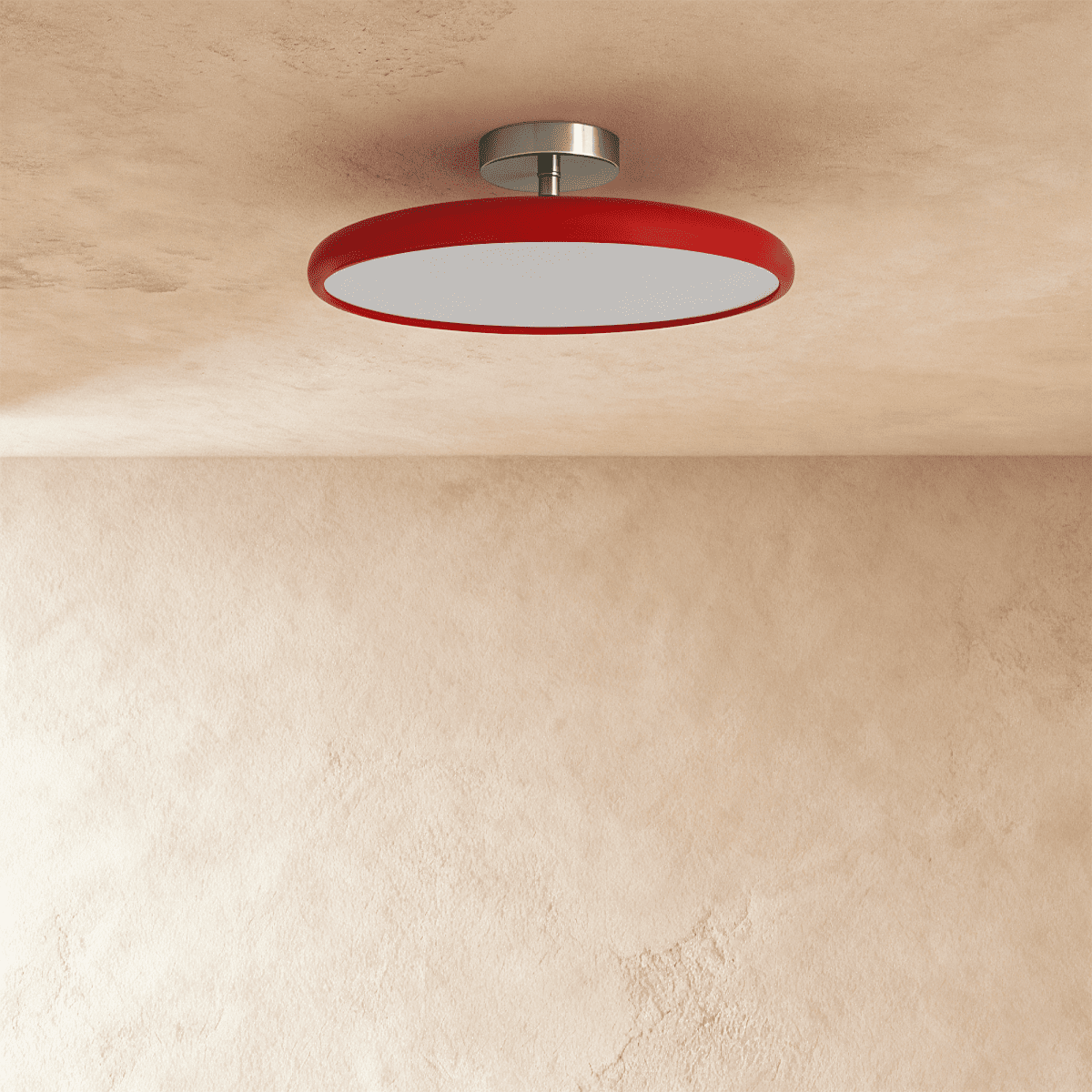 HaloSphere justerbar taklampe med blank sirkulær ramme
