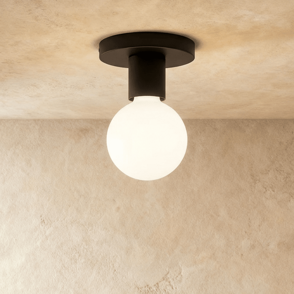 NovaLattice Minimal LED Ceiling Light in Black or White