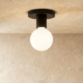 NovaLattice Minimal LED Ceiling Light in Black or White