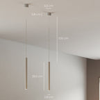 Minimalistické hliníkové závěsné svítidlo AeroLume, teplé LED světlo 2700 K