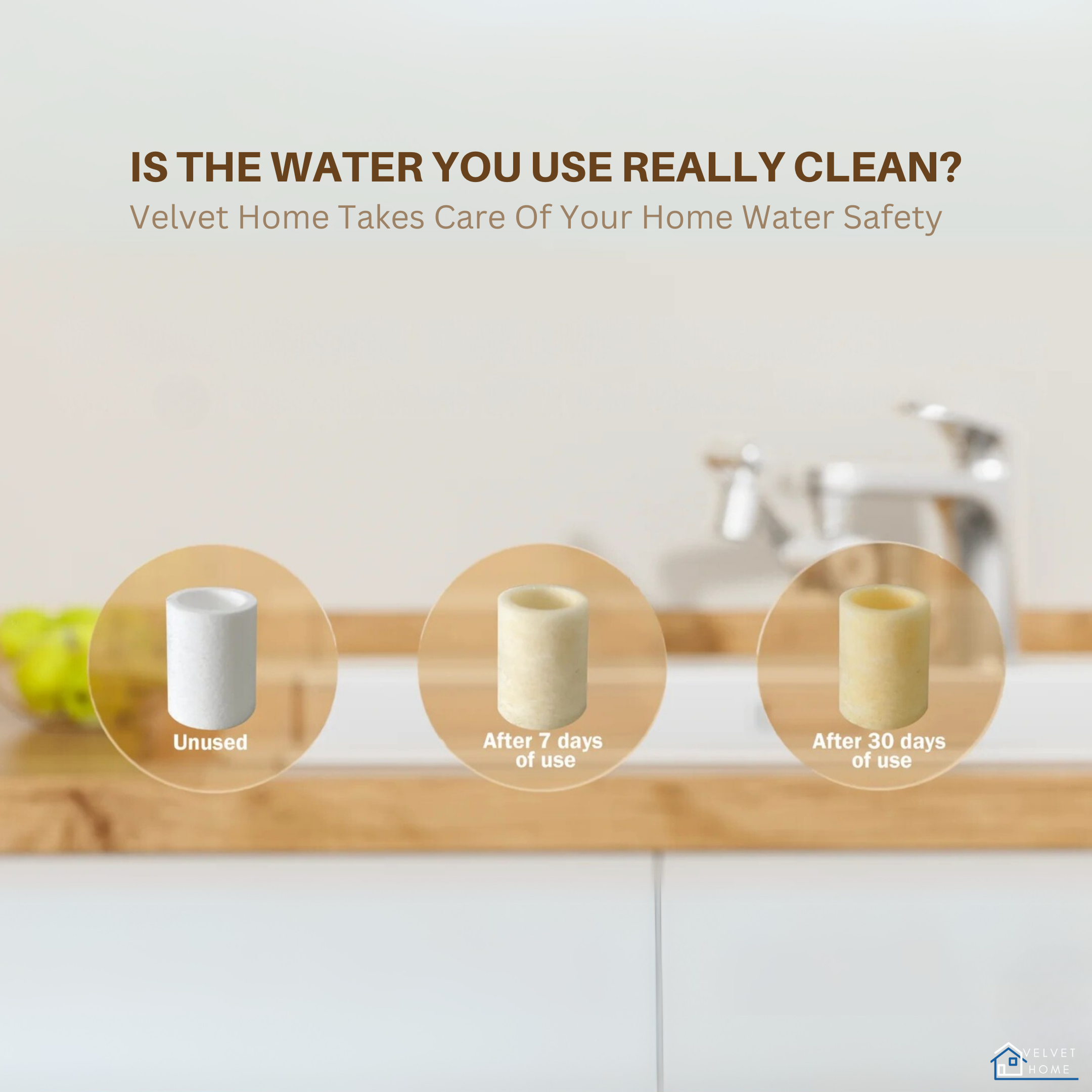 Smart Filtered Kitchen Faucet With 360° Swivel Spout