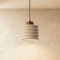 TerraWabi Travertine Pendant Light For Rustic Minimalist Interiors
