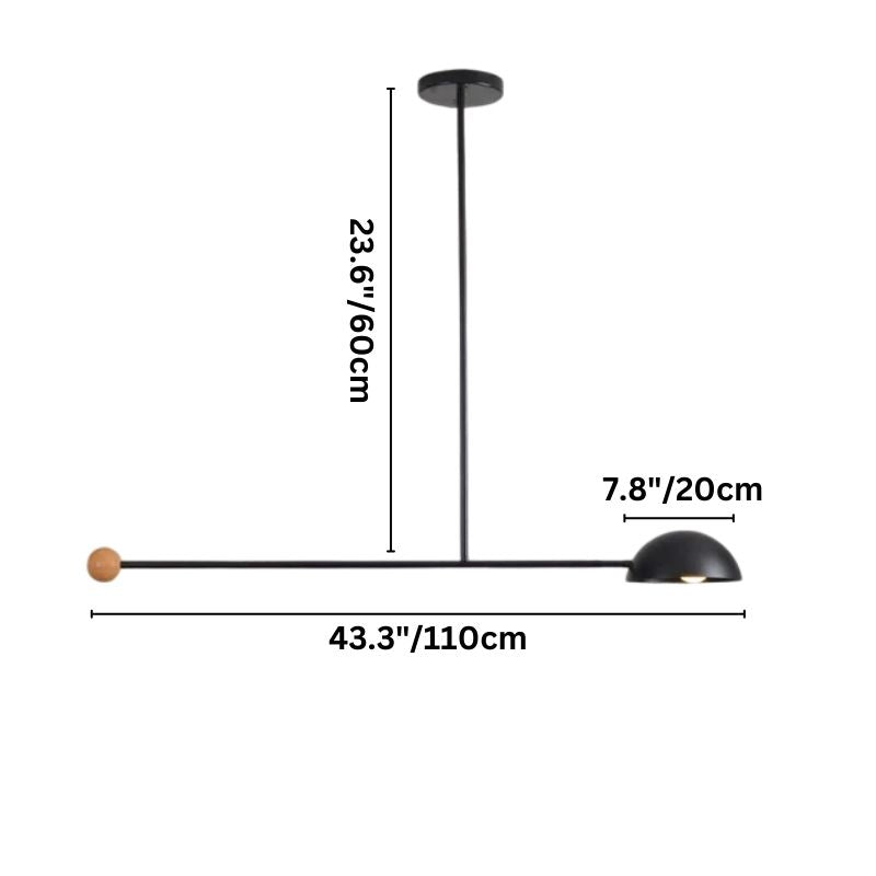 NovaOrb Hovering Kinetic Pendant Chandelier With Wood Steel And Glass Orbs
