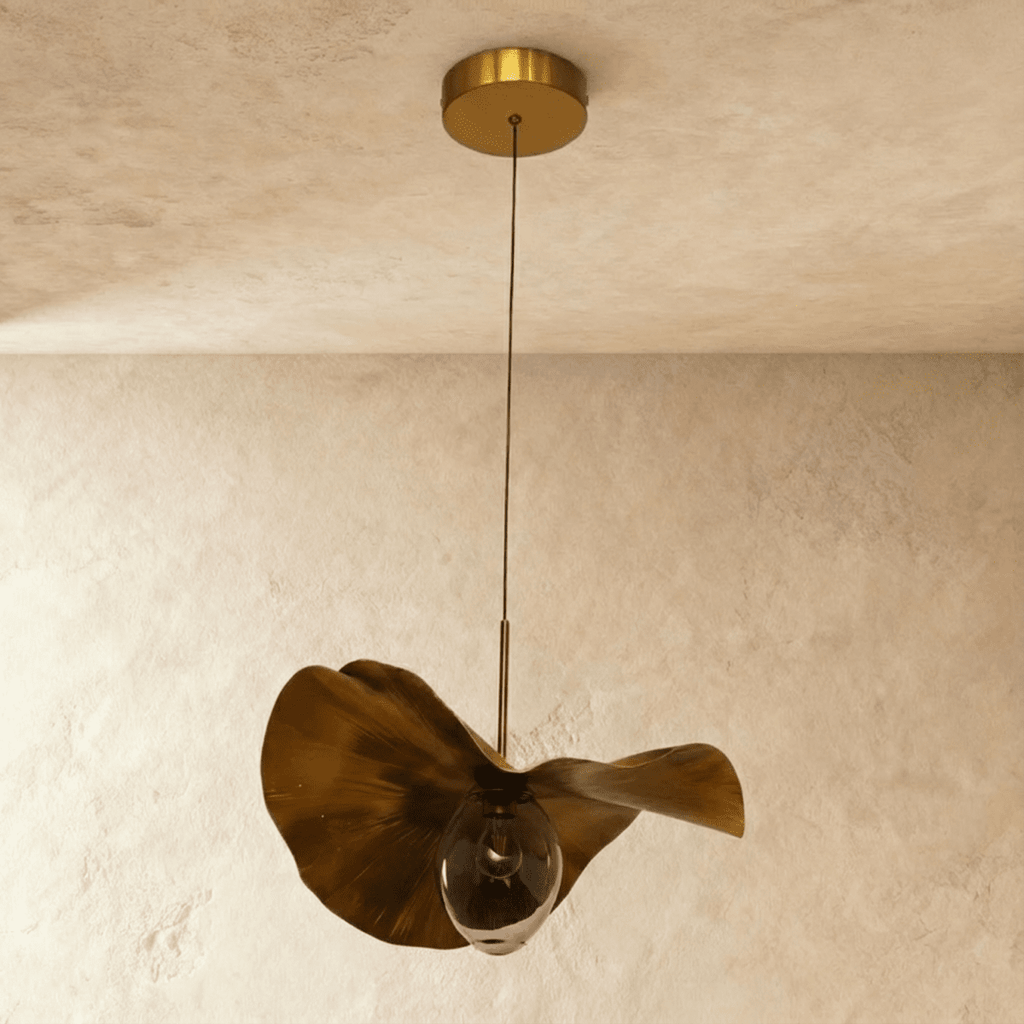 Copper Glow pendellampa med justerbar sladd för modern stämning