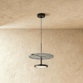 Stoneweave Pendant Light With Adjustable Cord And Natural Stone Diffuser